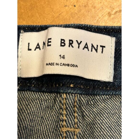 Lane Bryant Jeans Womens Size 14 Capri Boyfriend Dark Wash nwt (0911) - Picture 8 of 10